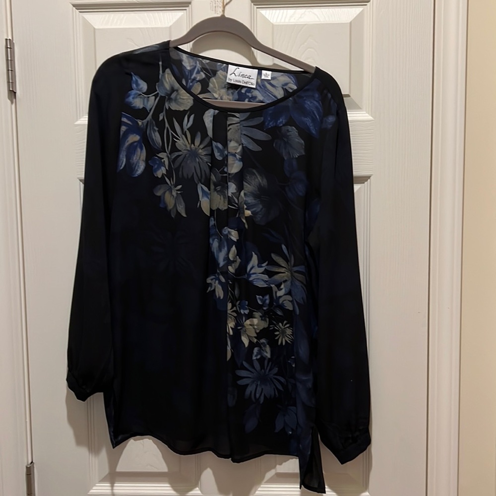 Silk sheer blouse